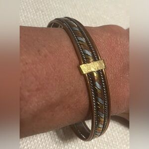 NWT Handmade Copper Bangle Cuff Bracelet Artisan Jewelry